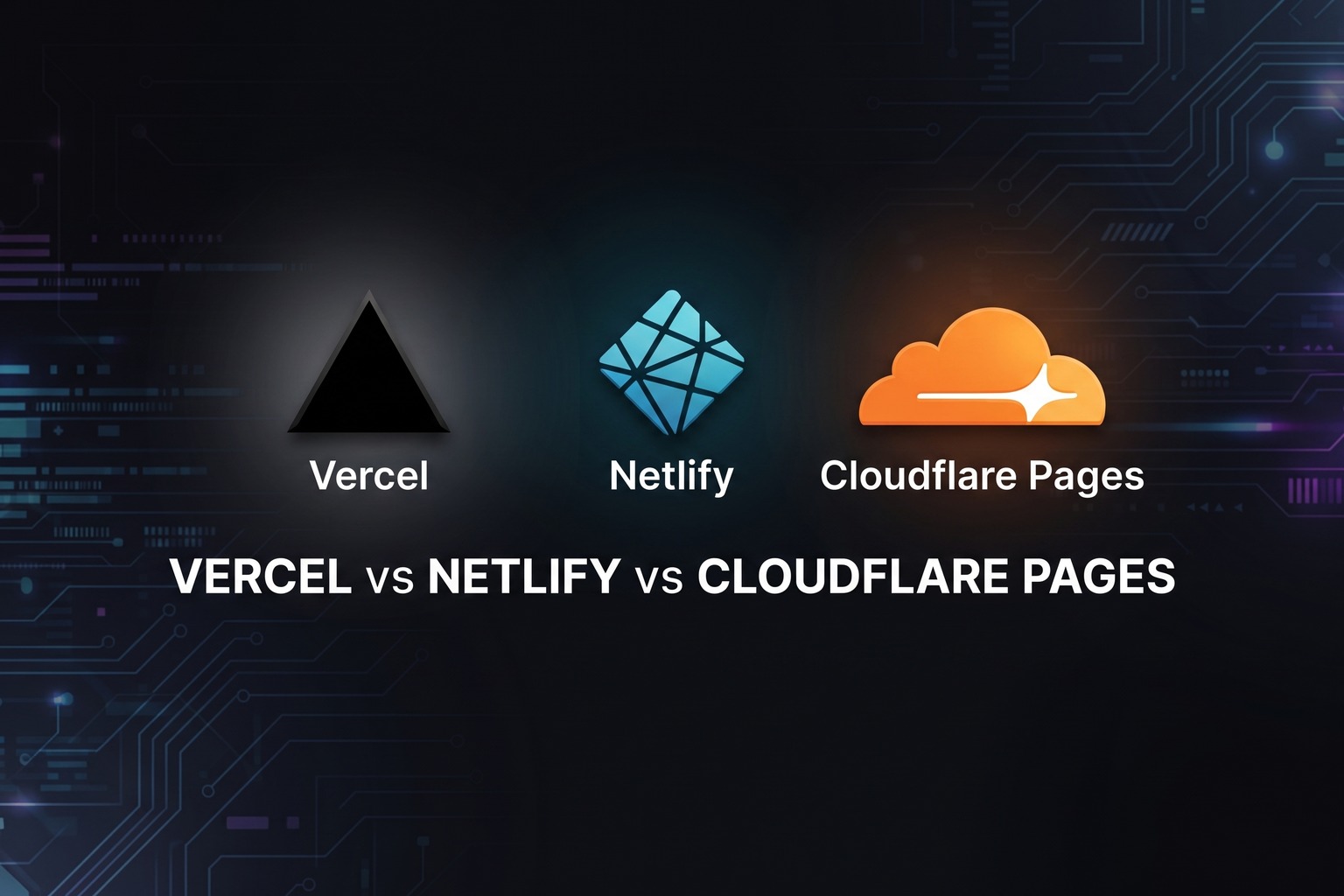 Vercel vs Netlify vs Cloudflare Pages